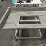 Coffee Wood Vein Marble bathroom vanity tops - inexpensive grey Marble bathroom countertops, floor tiles and wall tiles. Colored Marble top bathroom slabs