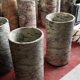 purple Marble stone outdoor sinks - Custom integrated Royal Lavender  Marble sinks for shower, bathroom and outdoor expensive Marble solid stone pedestal sinks