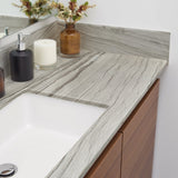 Coffee Wood Vein Marble bathroom vanity tops - inexpensive grey Marble bathroom countertops, floor tiles and wall tiles. Colored Marble top bathroom slabs