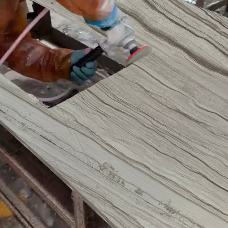 Coffee Wood Vein Marble bathroom vanity tops - inexpensive grey Marble bathroom countertops, floor tiles and wall tiles. Colored Marble top bathroom slabs