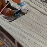 Coffee Wood Vein Marble bathroom vanity tops - inexpensive grey Marble bathroom countertops, floor tiles and wall tiles. Colored Marble top bathroom slabs