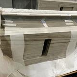 Coffee Wood Vein Marble bathroom vanity tops - inexpensive grey Marble bathroom countertops, floor tiles and wall tiles. Colored Marble top bathroom slabs