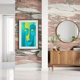 expensive Rosa Norvegia Marble slabs for cutting kitchen and bathroom countertops, shower wall tiles, kitchen and bathroom floor tiles, Marble fireplace hearth slabs, stair stepping slabs, interior wall panels