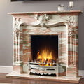 Marble hearth slabs - expensive stone fireplace hearth slabs and tiles. polishing 50mm  red Marble hearth floor tiles. Fireplace surround wall and floor tiles.