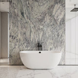 purple Marble shower tiles - 12 x 12 hex Royal Lavender  Marble bathroom tiles, shower wall tiles, indoor wall cladding tiles, purple Marble tub and shower surround slabs and kitchen wall tiles