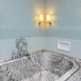 Natural stone bath tubs - soaking purple Marble top bathroom tubs for shower, expensive real Marble solid stone bathtub and marble top design