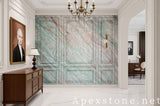 mosaic white Quartzite floor entry hall