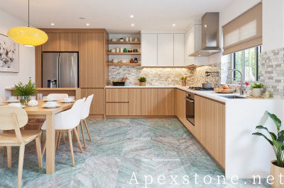 honed Alexandrita Fantasy Quartzite tiles