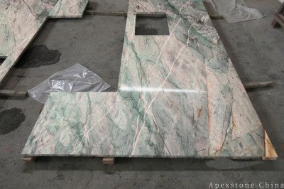 4 x 8 Alexandrita Fantasy Quartzite island countertops