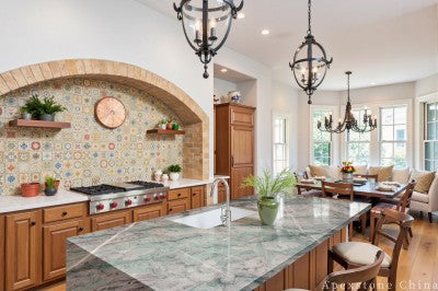 4 x 8 Alexandrita Fantasy Quartzite island countertops