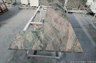 4 x 8 Alexandrita Fantasy Quartzite island countertops