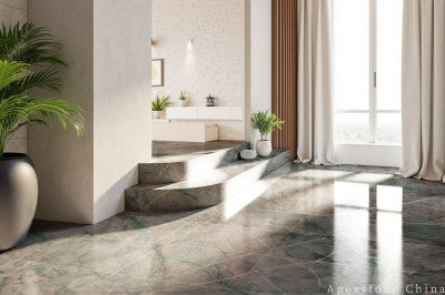 decorative green Quartzite thresholds