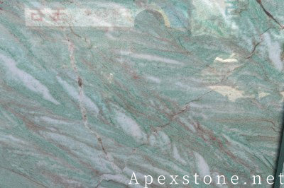 Waterfall Alexandrita Fantasy Quartzite island countertops