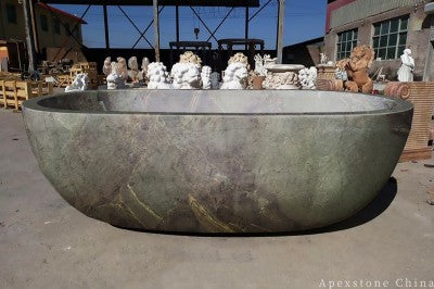 marble top Ancient Green Marble bathtub