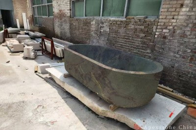 marble top Ancient Green Marble bathtub