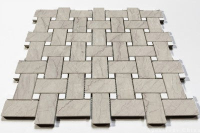 square Angel Beige Marble mosaic tiles