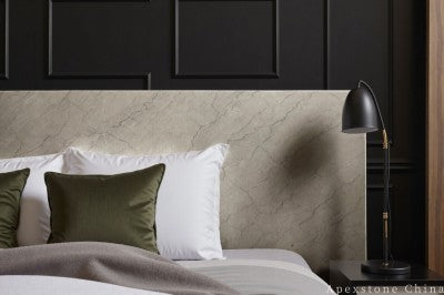custom beige Marble nightstand