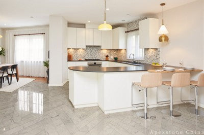 square Angel Beige Marble mosaic tiles