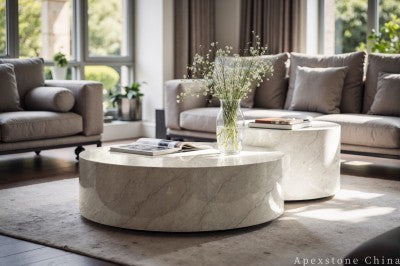 italian beige Marble coffee table