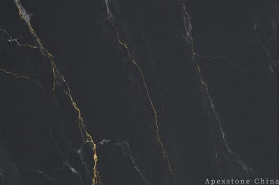 polished Anthracite Soapstone Gold quartz slabs1