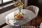 round grey Marble coffee table