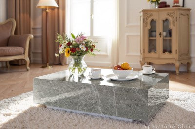 luxury grey Marble coffee table
