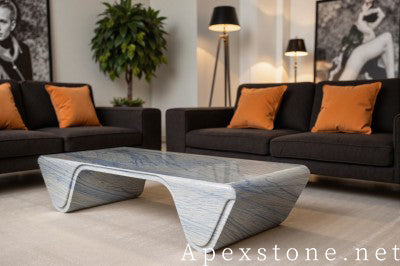 160cm grey Quartzite coffee table