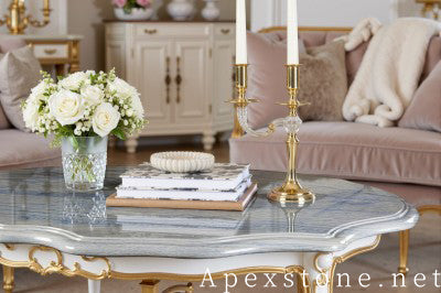 160cm grey Quartzite coffee table