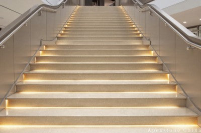 decorative grey Limestone wall mall