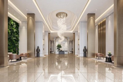 decorative grey Limestone wall mall