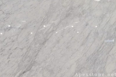 3/4 inch Bianco Carrara Marble hearth