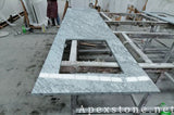 Matte Bianco Statuario Marble tops