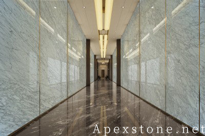 small white Marble wall office