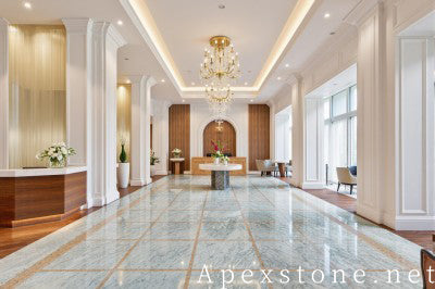 small white Marble wall office