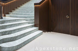real stone white Marble floor foyer