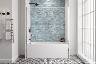 stacked stone Bianco Statuario Marble tiles