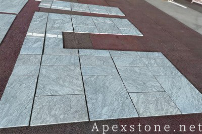 stacked stone Bianco Statuario Marble tiles