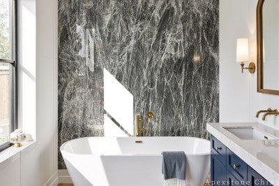 Black Fox stone black Marble slabs