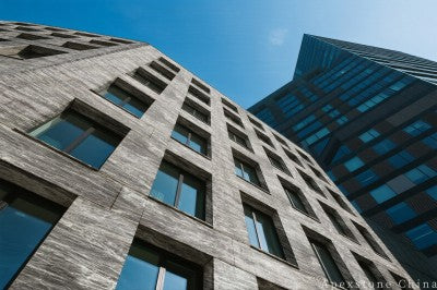 stacked stone veneer Marble slabs exterior wall
