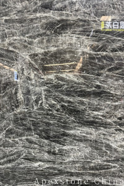 Black Fox stone black Marble slabs