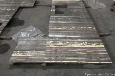 48 inch Black Gold Flow Quartzite island countertops