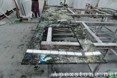 24 inch Blue Emerald Granite tops