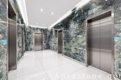 small black Granite floor hotel