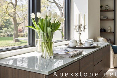 25x19 Bruce Grey Marble tops