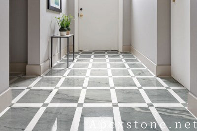 small grey Marble wall entry hall