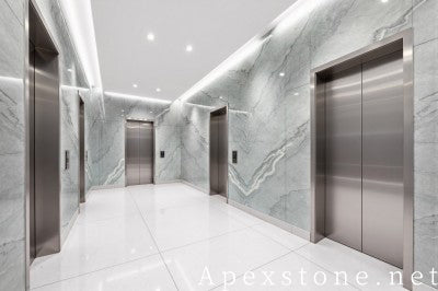 small grey Marble floor hotel