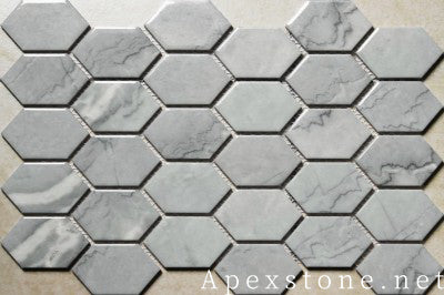 thin Bruce Grey Marble floor tiles