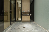 thin Bruce Grey Marble floor tiles