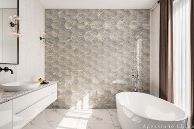 small Bulgari Blue Marble mosaic tiles
