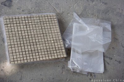 small Bulgari Blue Marble mosaic tiles